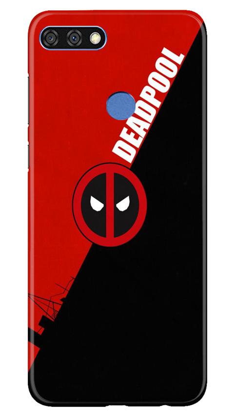 Deadpool Mobile Back Case for Huawei 7C (Design - 248) Deadpool Case for Huawei 7C (Design No. 248)