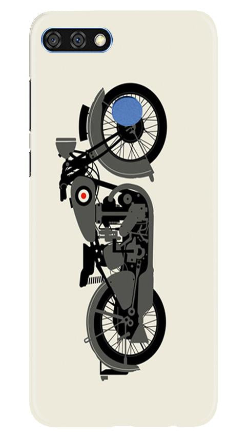 MotorCycle Mobile Back Case for Huawei 7C (Design - 259) MotorCycle Case for Huawei 7C (Design No. 259)