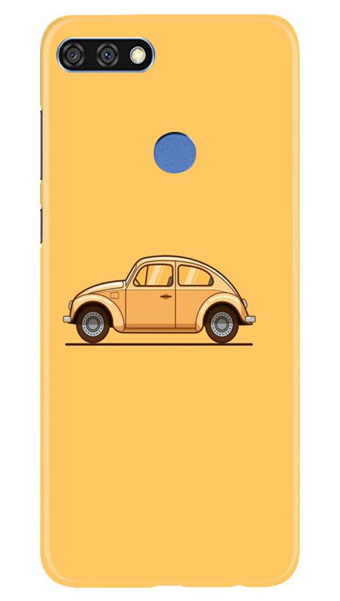 Vintage Car Mobile Back Case for Huawei 7C (Design - 262) Vintage Car Case for Huawei 7C (Design No. 262)