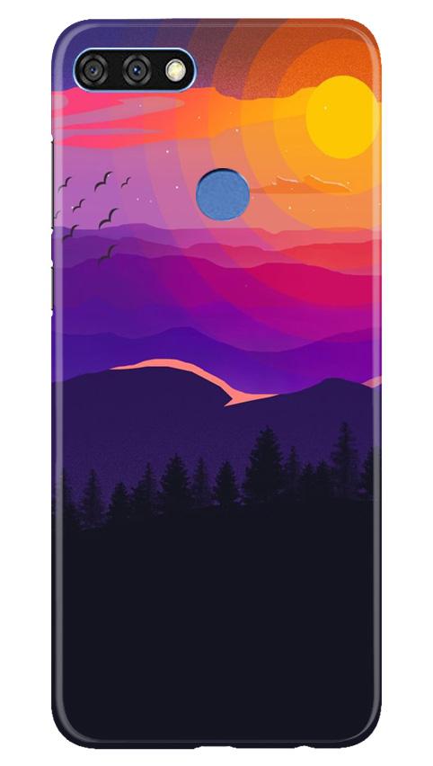Sun Set Mobile Back Case for Huawei 7C (Design - 279) Sun Set Case for Huawei 7C (Design No. 279)