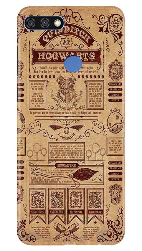 Hogwarts Mobile Back Case for Huawei 7C (Design - 304) Hogwarts Mobile Back Case for Huawei 7C (Design - 304)