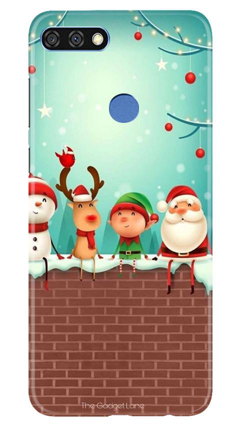 Santa Claus Mobile Back Case for Huawei 7C (Design - 334) Santa Claus Mobile Back Case for Huawei 7C (Design - 334)