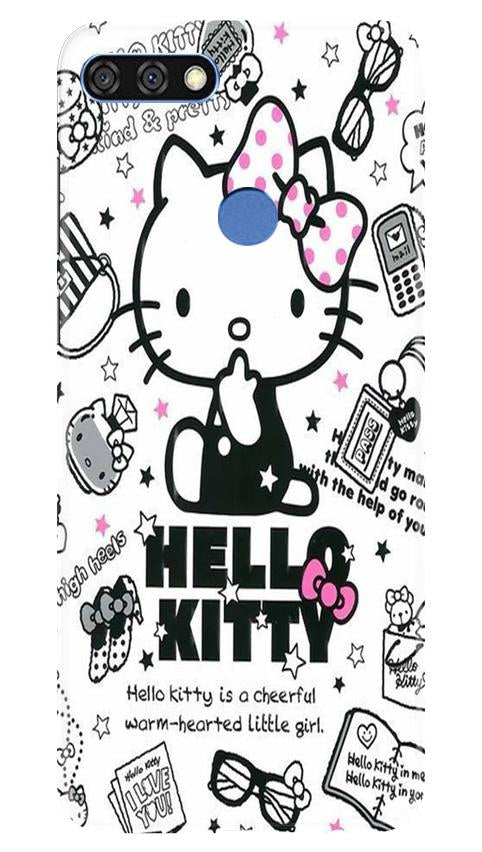 Hello Kitty Mobile Back Case for Huawei 7C (Design - 361) Hello Kitty Mobile Back Case for Huawei 7C (Design - 361)