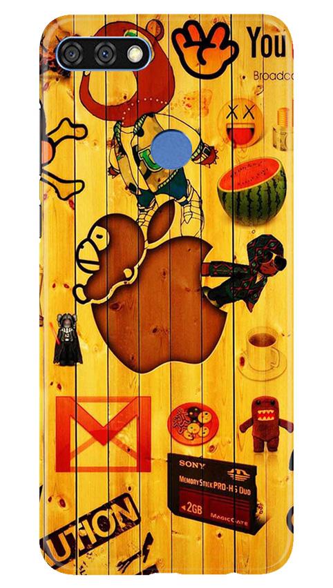 Wooden Texture Mobile Back Case for Huawei 7C (Design - 367) Wooden Texture Mobile Back Case for Huawei 7C (Design - 367)
