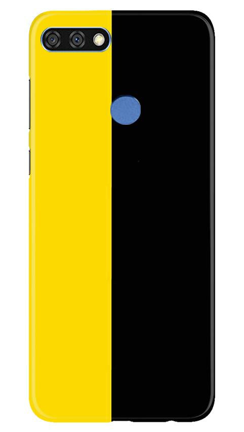 Black Yellow Pattern Mobile Back Case for Huawei 7C (Design - 397) Black Yellow Pattern Mobile Back Case for Huawei 7C (Design - 397)