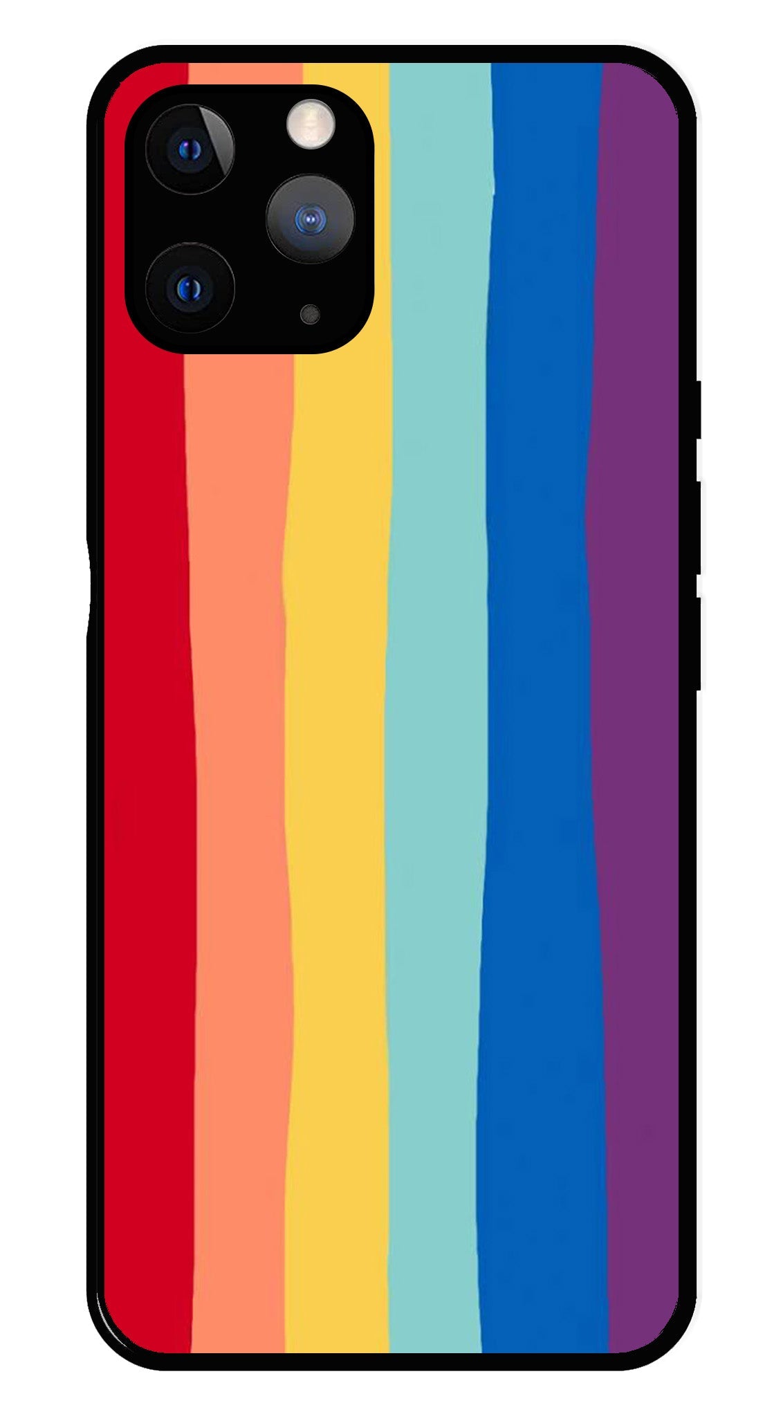 Rainbow MultiColor Metal Mobile Case for iPhone 11 Pro Rainbow MultiColor Metal Mobile Case for iPhone 11 Pro