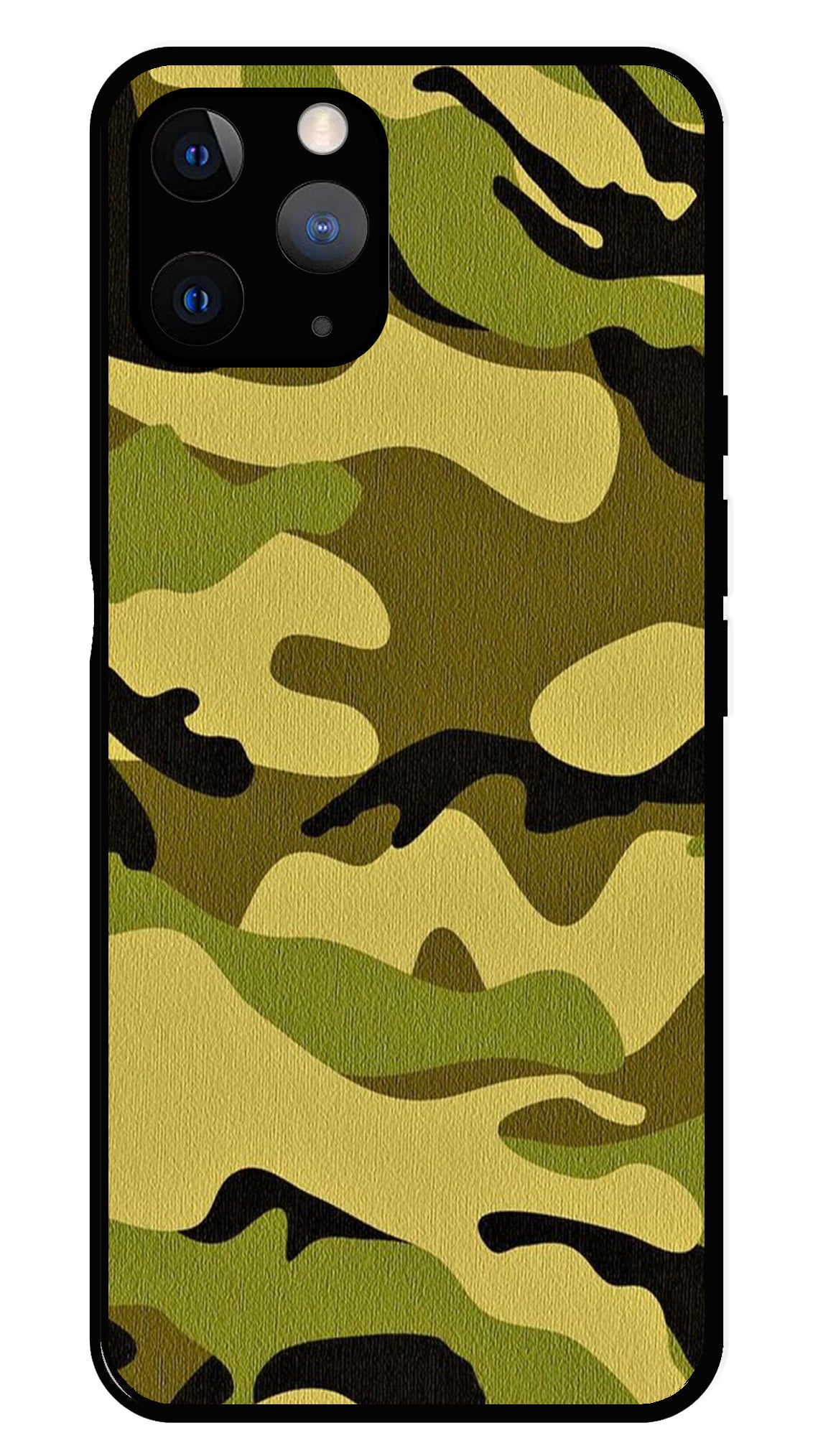 Army Pattern Metal Mobile Case for iPhone 11 Pro Army Pattern Metal Mobile Case for iPhone 11 Pro