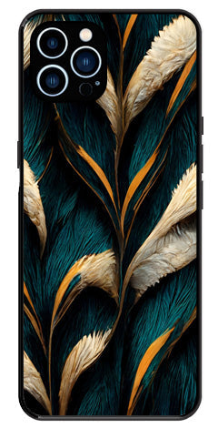 Feathers Metal Mobile Case for iPhone 12 Pro Max Feathers Metal Mobile Case for iPhone 12 Pro Max