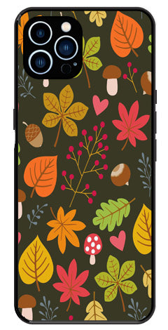 Leaves Design Metal Mobile Case for iPhone 13 Pro Leaves Design Metal Mobile Case for iPhone 13 Pro
