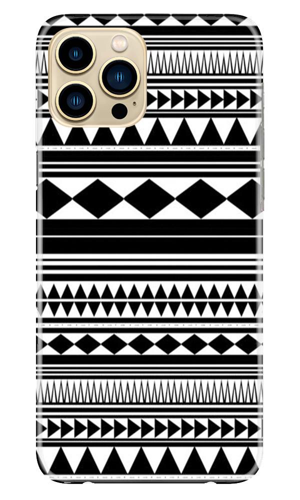 Black white Pattern Mobile Back Case for iPhone 13 Pro (Design - 5) Black white Pattern Case for iPhone 13 Pro