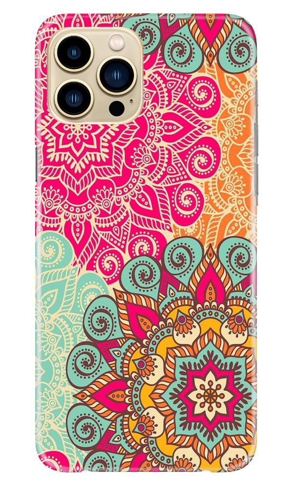 Rangoli art2 Mobile Back Case for iPhone 13 Pro Max (Design - 29) Rangoli art2 Case for iPhone 13 Pro Max