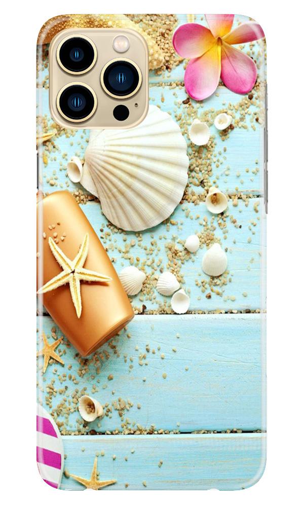 Sea Shells Mobile Back Case for iPhone 13 Pro Max (Design - 63) Sea Shells Case for iPhone 13 Pro Max