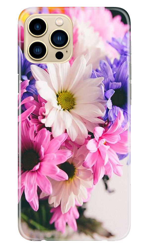 Coloful Daisy Mobile Back Case for iPhone 13 Pro Max (Design - 73) Coloful Daisy Case for iPhone 13 Pro Max