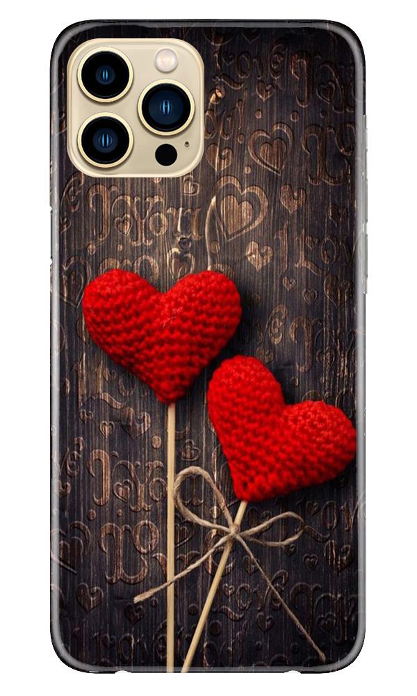Red Hearts Mobile Back Case for iPhone 13 Pro Max (Design - 80) Red Hearts Case for iPhone 13 Pro Max