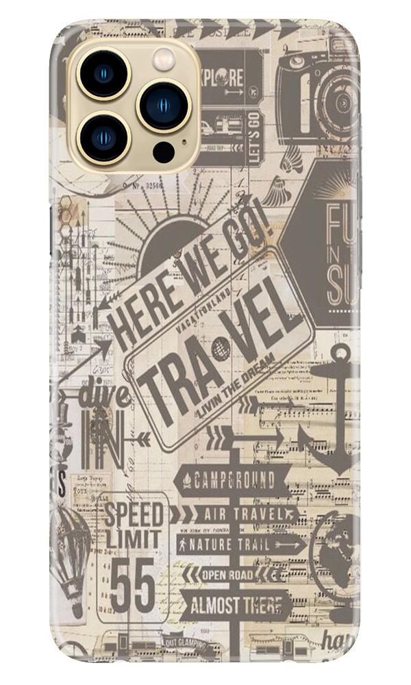 Travel Mobile Back Case for iPhone 13 Pro Max (Design - 104) Travel Case for iPhone 13 Pro Max (Design - 104)