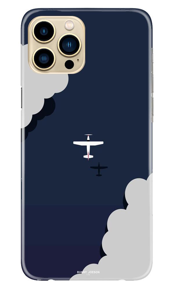 Clouds Plane Mobile Back Case for iPhone 13 Pro Max (Design - 196) Clouds Plane Case for iPhone 13 Pro Max (Design - 196)