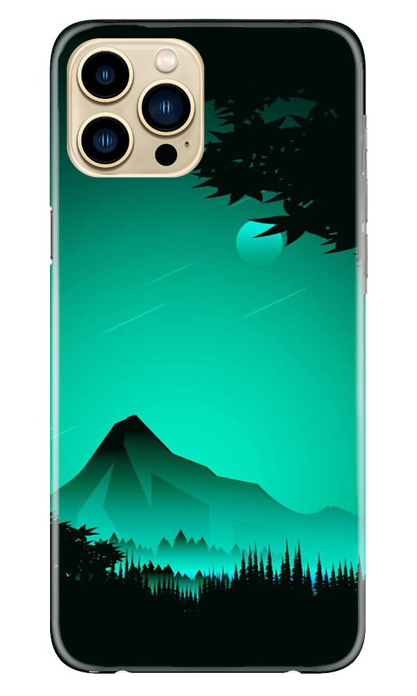 Moon Mountain Mobile Back Case for iPhone 13 Pro Max (Design - 204) Moon Mountain Case for iPhone 13 Pro Max (Design - 204)