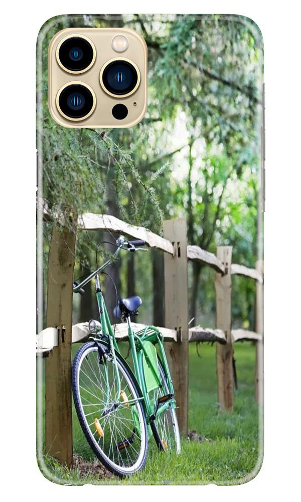 Bicycle Mobile Back Case for iPhone 13 Pro (Design - 208) Bicycle Case for iPhone 13 Pro (Design No. 208)