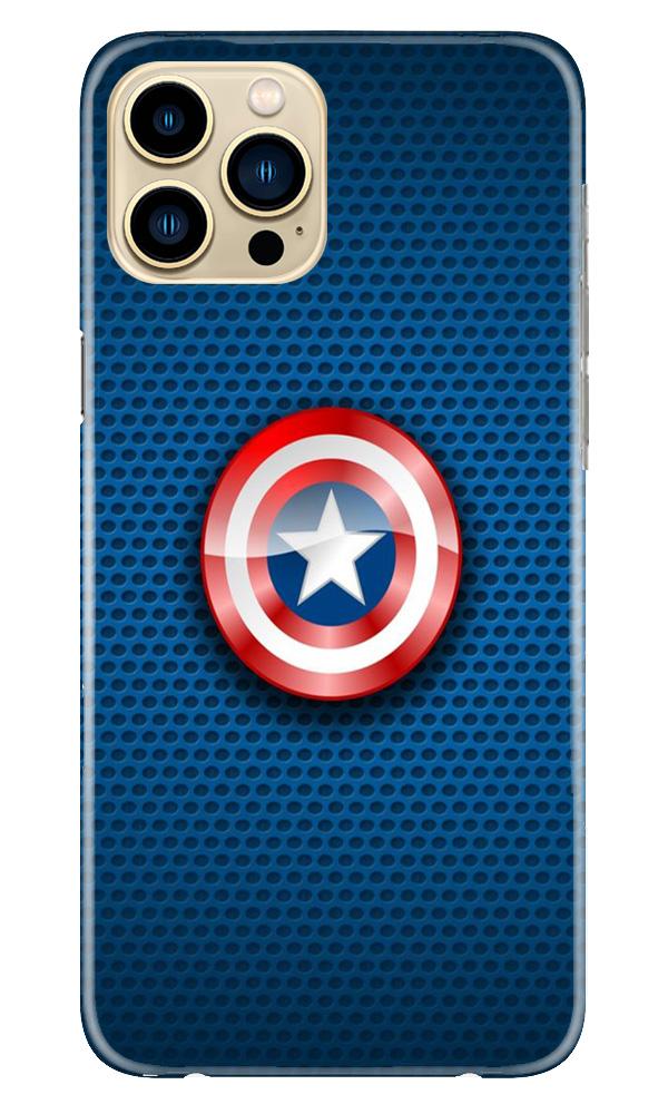 Captain America Shield Mobile Back Case for iPhone 13 Pro (Design - 253) Captain America Shield Case for iPhone 13 Pro (Design No. 253)