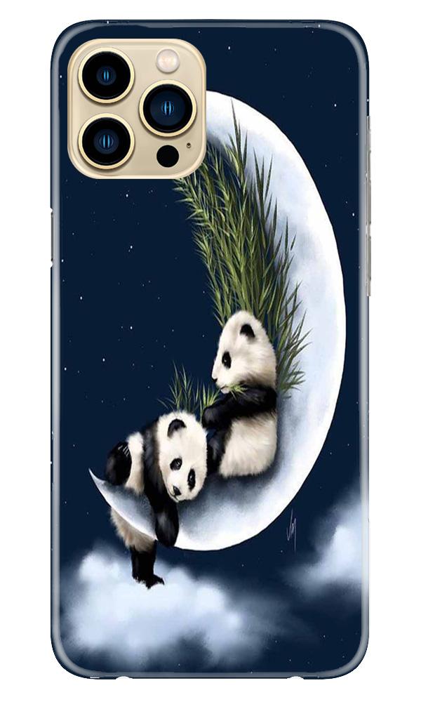 Panda Moon Mobile Back Case for iPhone 13 Pro Max (Design - 318) Panda Moon Mobile Back Case for iPhone 13 Pro Max (Design - 318)