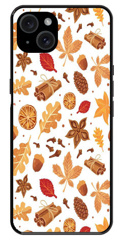 Autumn Leaf Metal Mobile Case for iPhone 15 Plus Autumn Leaf Metal Mobile Case for iPhone 15 Plus