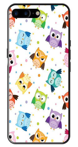 Owls Pattern Metal Mobile Case for iPhone 8 Plus Owls Pattern Metal Mobile Case for iPhone 8 Plus