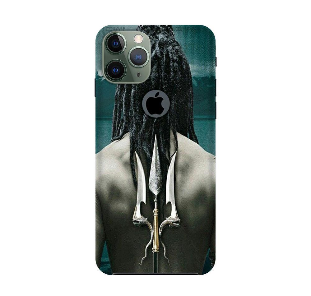 Mahakal Mobile Back Case for iPhone 11 Pro Max logo cut (Design - 47) Mahakal Case for iPhone 11 Pro Max logo cut