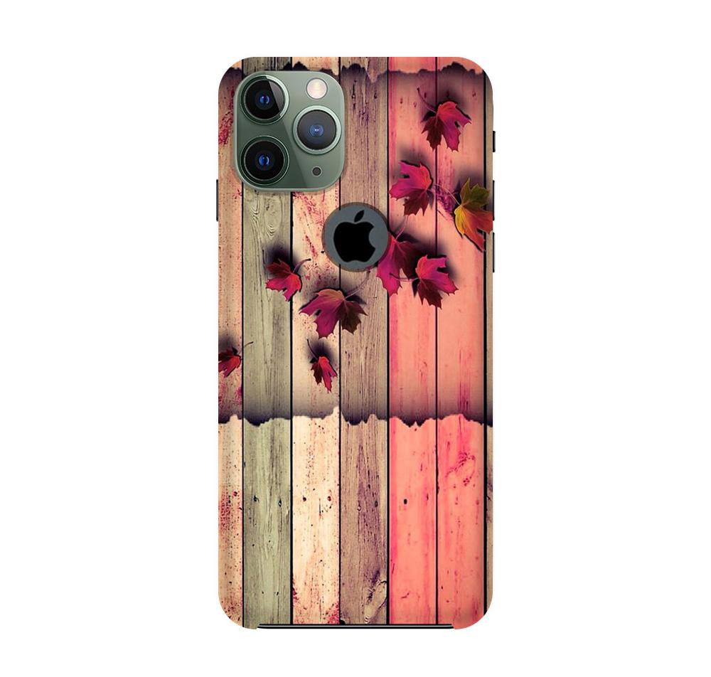 Wooden look2 Mobile Back Case for iPhone 11 Pro Max logo cut (Design - 56) Wooden look2 Case for iPhone 11 Pro Max logo cut