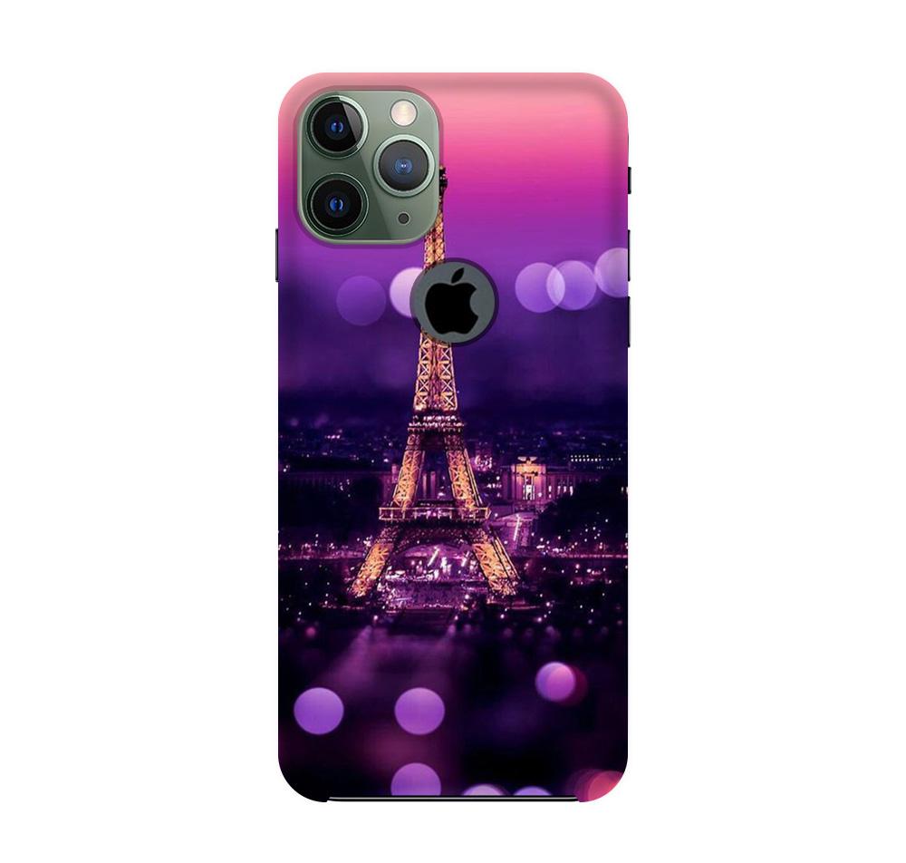 Eiffel Tower Mobile Back Case for iPhone 11 Pro Max logo cut (Design - 86) Eiffel Tower Case for iPhone 11 Pro Max logo cut