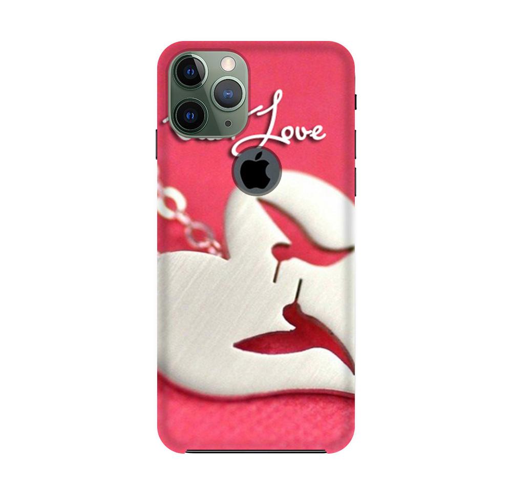 Just love Mobile Back Case for iPhone 11 Pro Max logo cut (Design - 88) Just love Case for iPhone 11 Pro Max logo cut