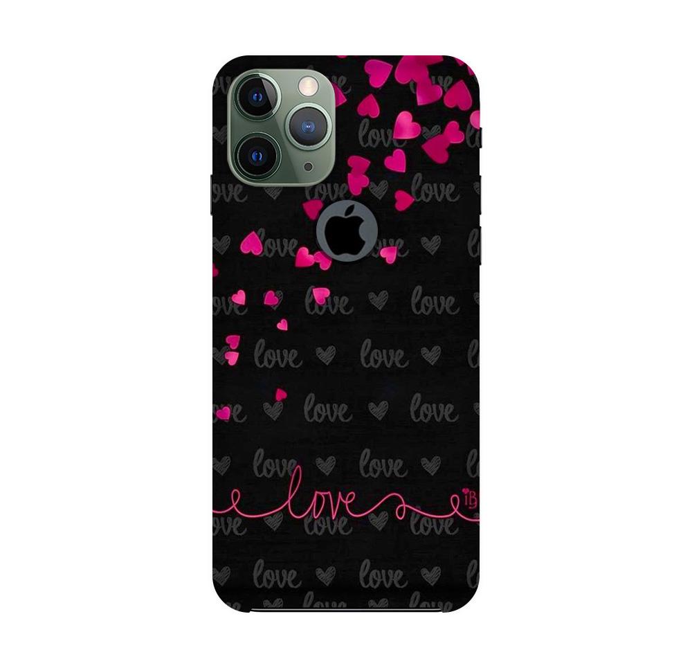 Love in Air Mobile Back Case for iPhone 11 Pro Max logo cut (Design - 89) Love in Air Case for iPhone 11 Pro Max logo cut