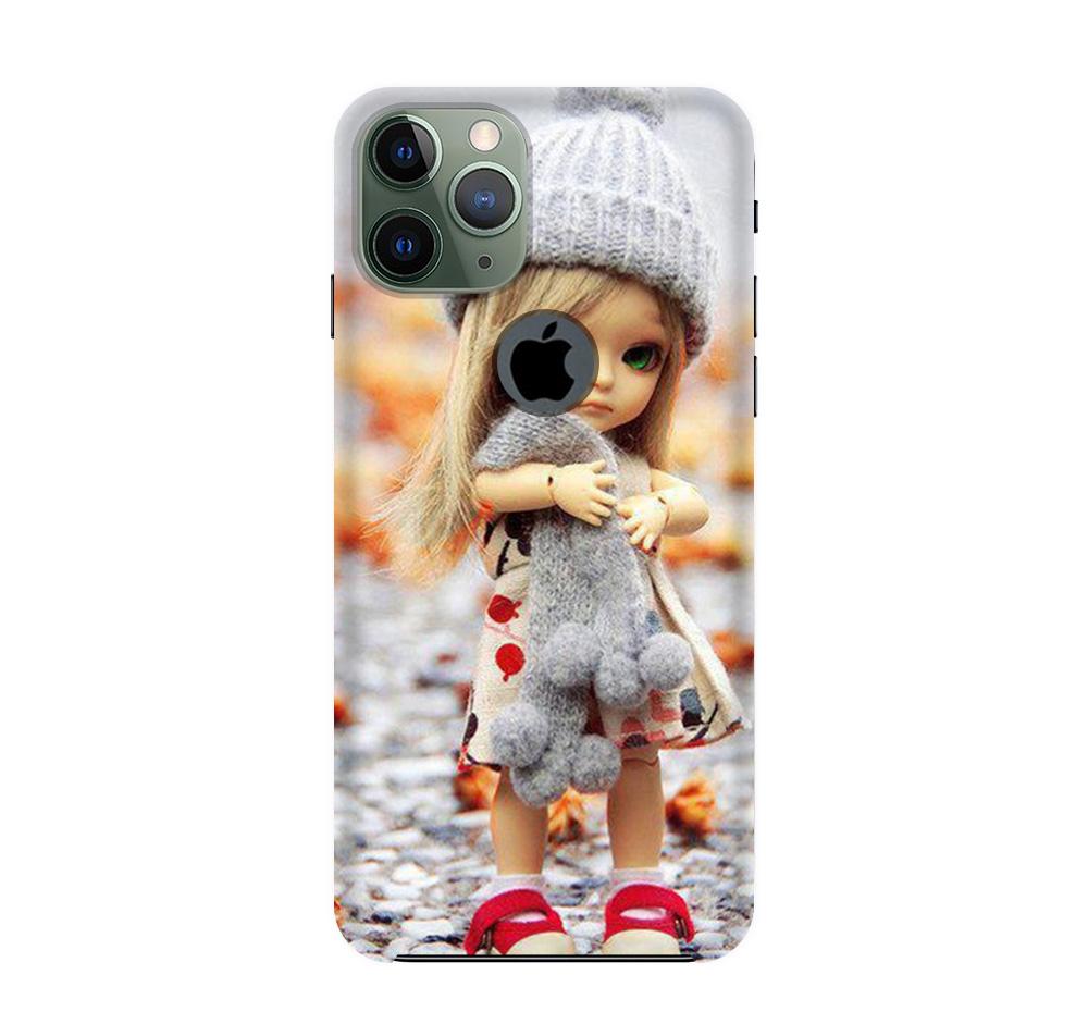 Cute Doll Mobile Back Case for iPhone 11 Pro Max logo cut (Design - 93) Cute Doll Case for iPhone 11 Pro Max logo cut
