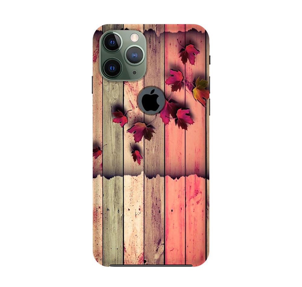 Wooden look2 Mobile Back Case for iPhone 11 Pro logo cut (Design - 56) Wooden look2 Case for iPhone 11 Pro logo cut
