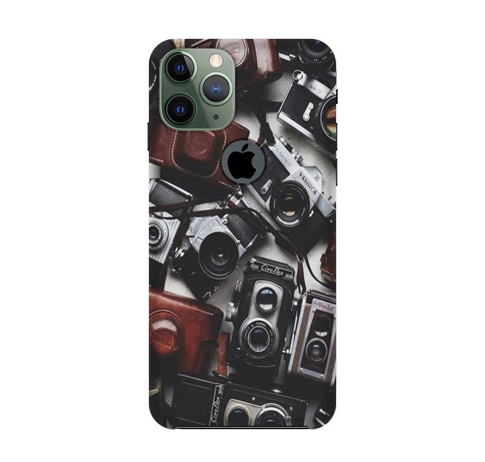 Cameras Mobile Back Case for iPhone 11 Pro logo cut (Design - 57) Cameras Case for iPhone 11 Pro logo cut