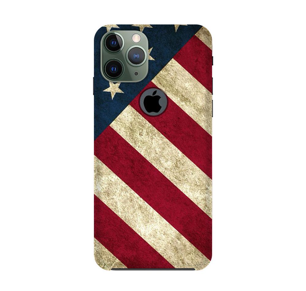 America Mobile Back Case for iPhone 11 Pro logo cut (Design - 79) America Case for iPhone 11 Pro logo cut