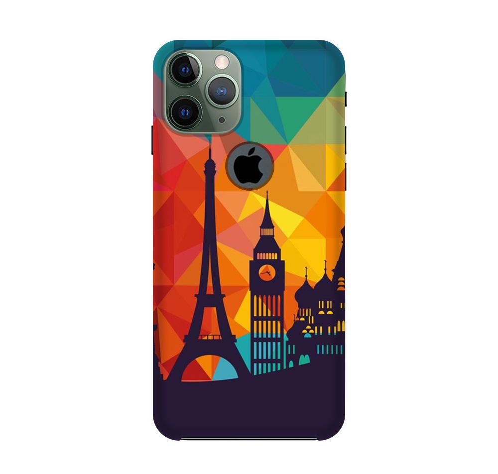 Eiffel Tower2 Mobile Back Case for iPhone 11 Pro logo cut (Design - 91) Eiffel Tower2 Case for iPhone 11 Pro logo cut