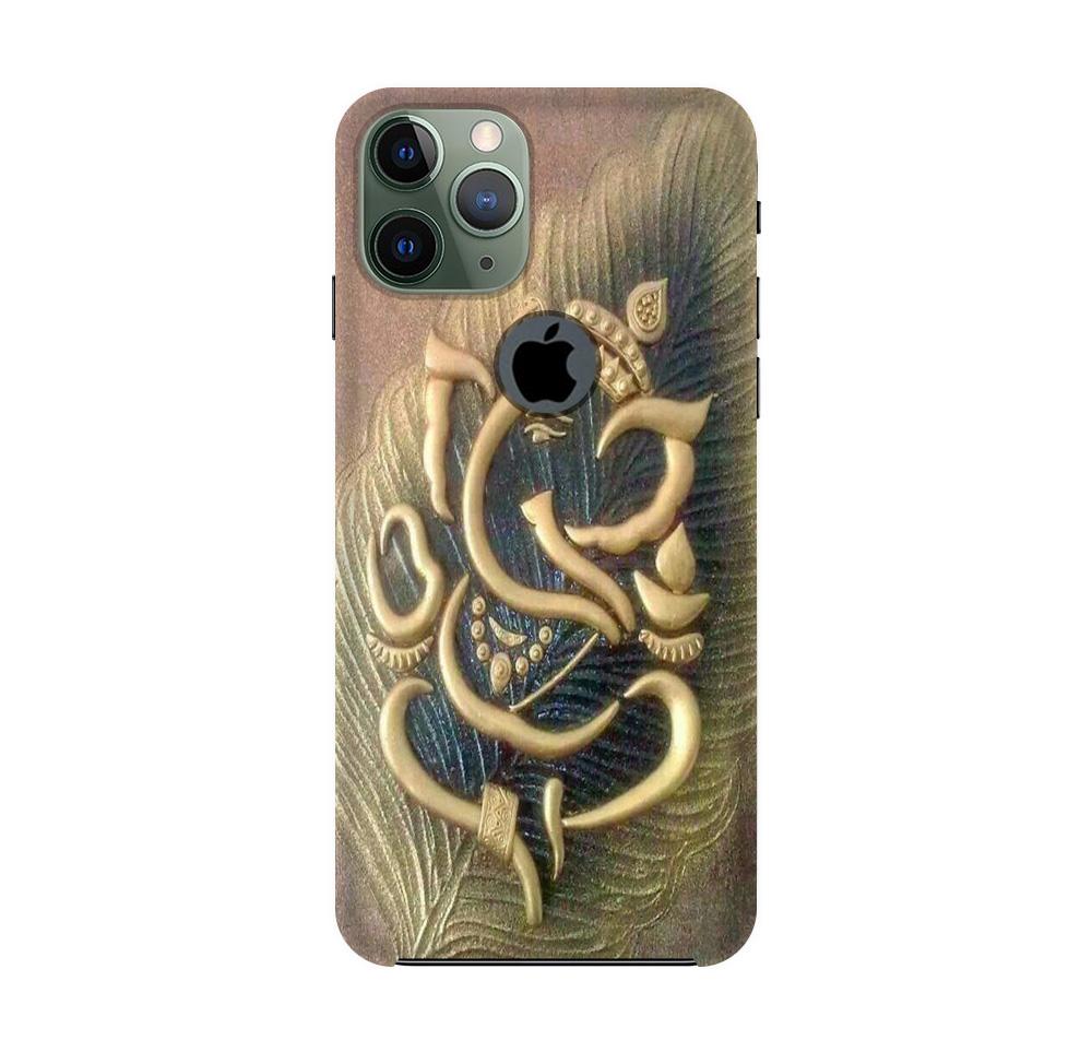 Lord Ganesha Mobile Back Case for iPhone 11 Pro logo cut (Design - 100) Lord Ganesha Case for iPhone 11 Pro logo cut