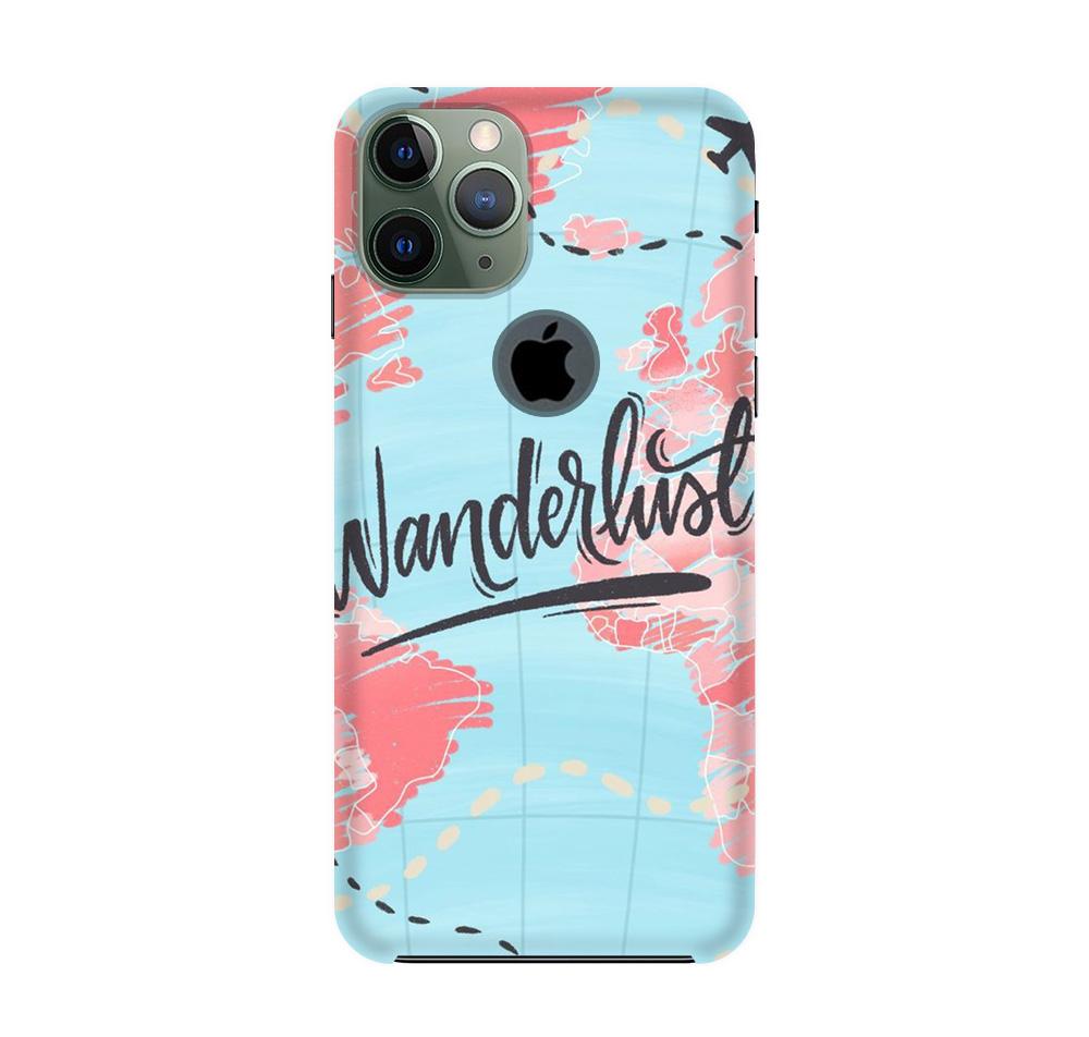 Wonderlust Travel Case for iPhone 11 Pro logo cut (Design No. 223)