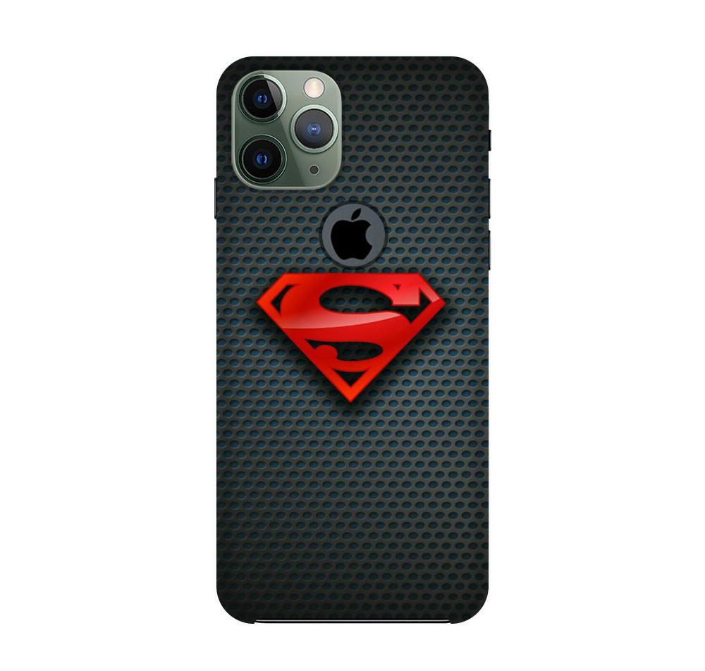 Superman Mobile Back Case for iPhone 11 Pro logo cut (Design - 247) Superman Case for iPhone 11 Pro logo cut (Design No. 247)