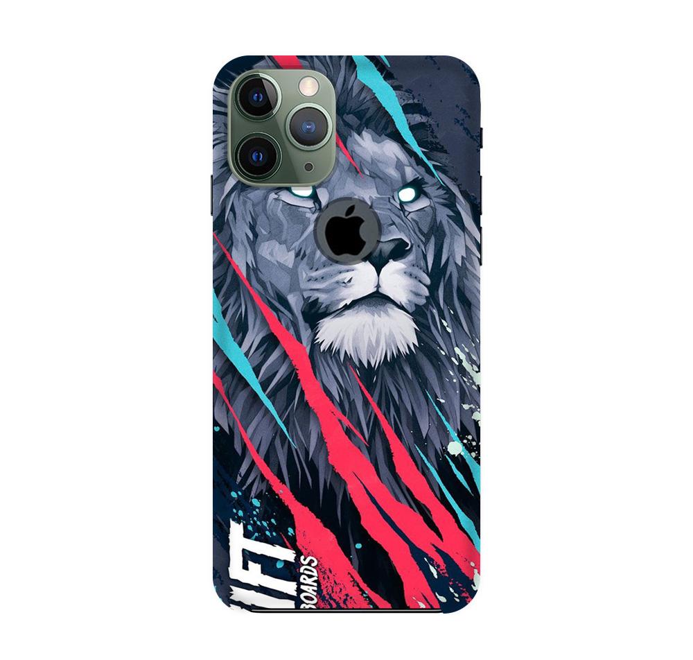 Lion Mobile Back Case for iPhone 11 Pro logo cut (Design - 278) Lion Case for iPhone 11 Pro logo cut (Design No. 278)