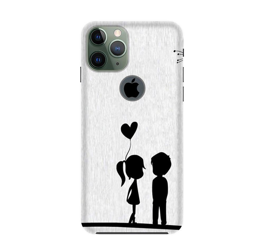 Cute Kid Couple Mobile Back Case for iPhone 11 Pro logo cut (Design - 283) Cute Kid Couple Case for iPhone 11 Pro logo cut (Design No. 283)