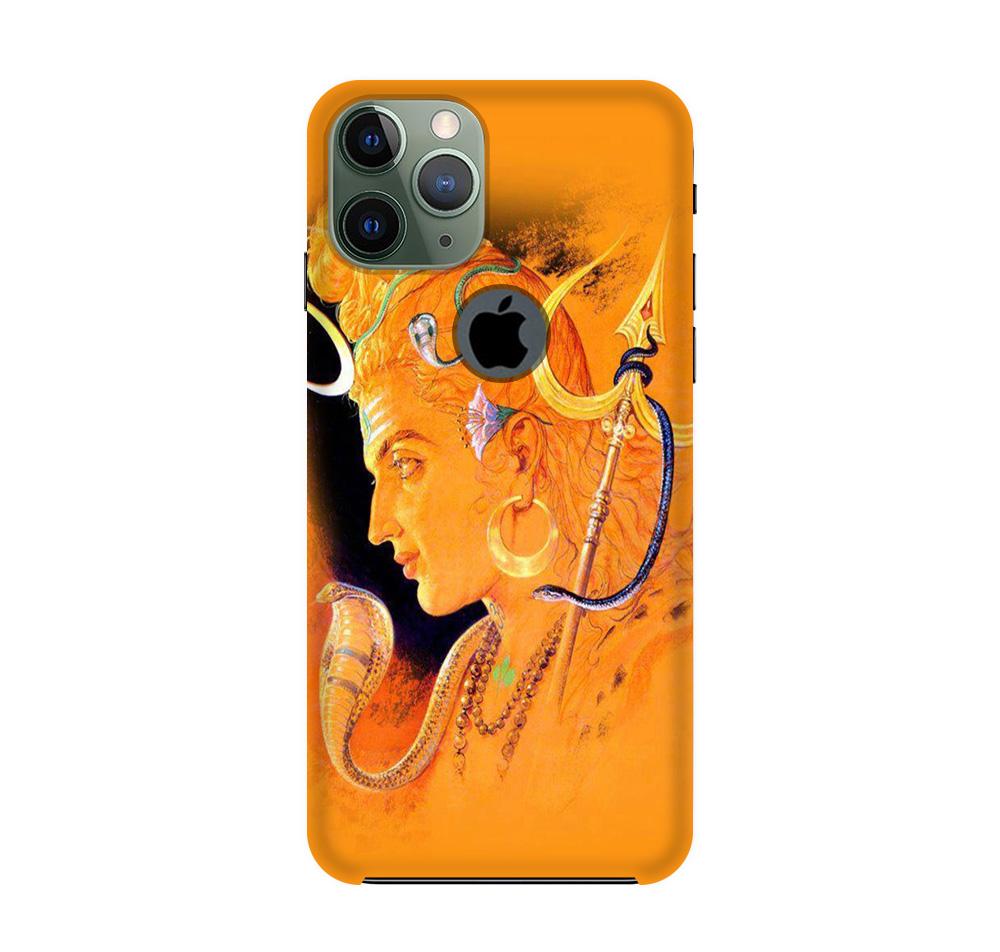 Lord Shiva Mobile Back Case for iPhone 11 Pro logo cut (Design - 293) Lord Shiva Case for iPhone 11 Pro logo cut (Design No. 293)