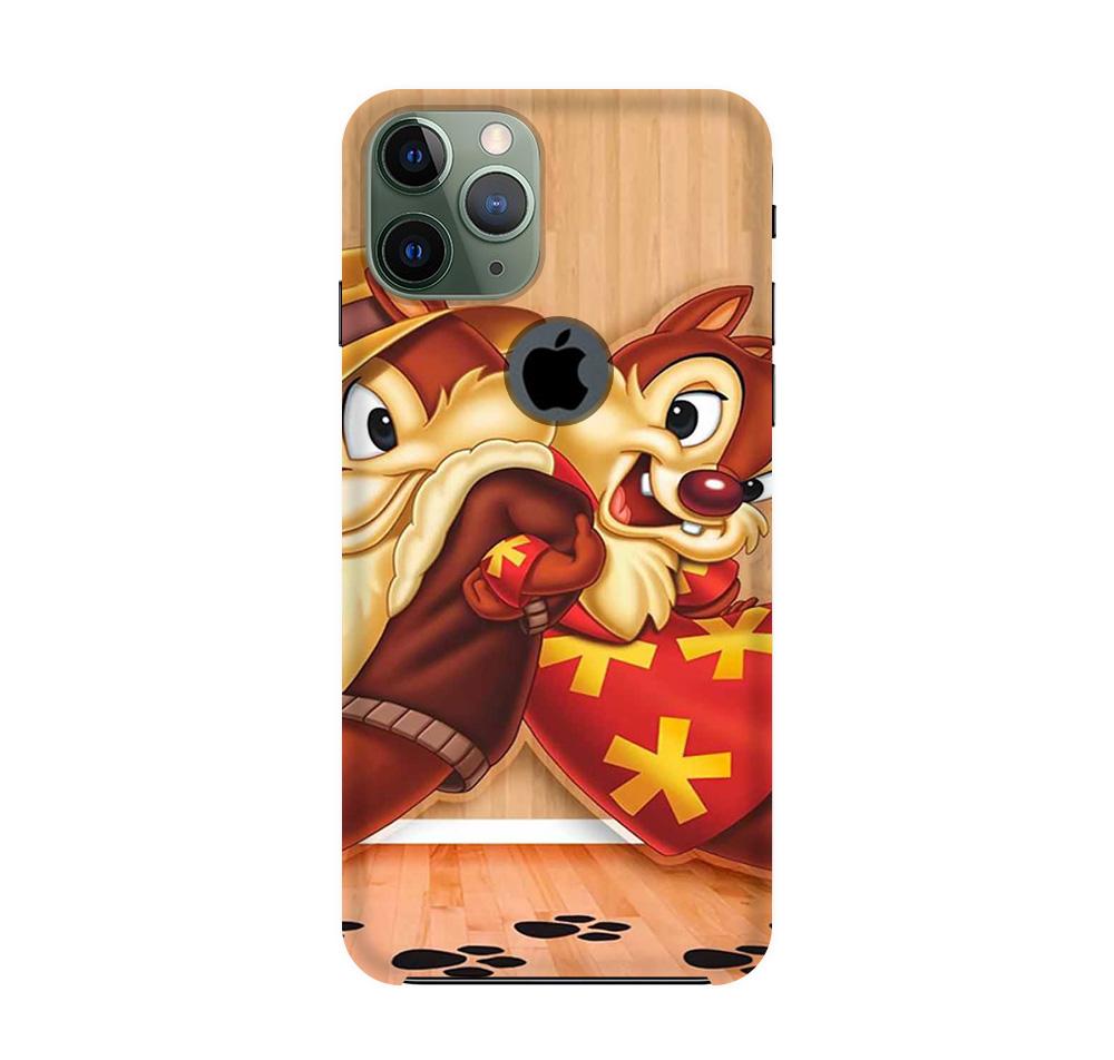 Chip n Dale Mobile Back Case for iPhone 11 Pro Logo Cut (Design - 335) Chip n Dale Mobile Back Case for iPhone 11 Pro Logo Cut (Design - 335)