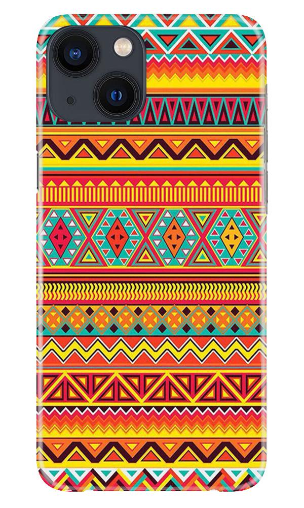 Zigzag line pattern Mobile Back Case for iPhone 13 Mini (Design - 4) Zigzag line pattern Case for iPhone 13 Mini
