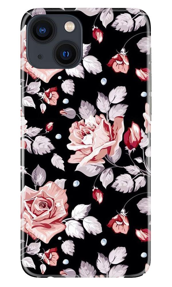 Pink rose Mobile Back Case for iPhone 13 Mini (Design - 12) Pink rose Case for iPhone 13 Mini