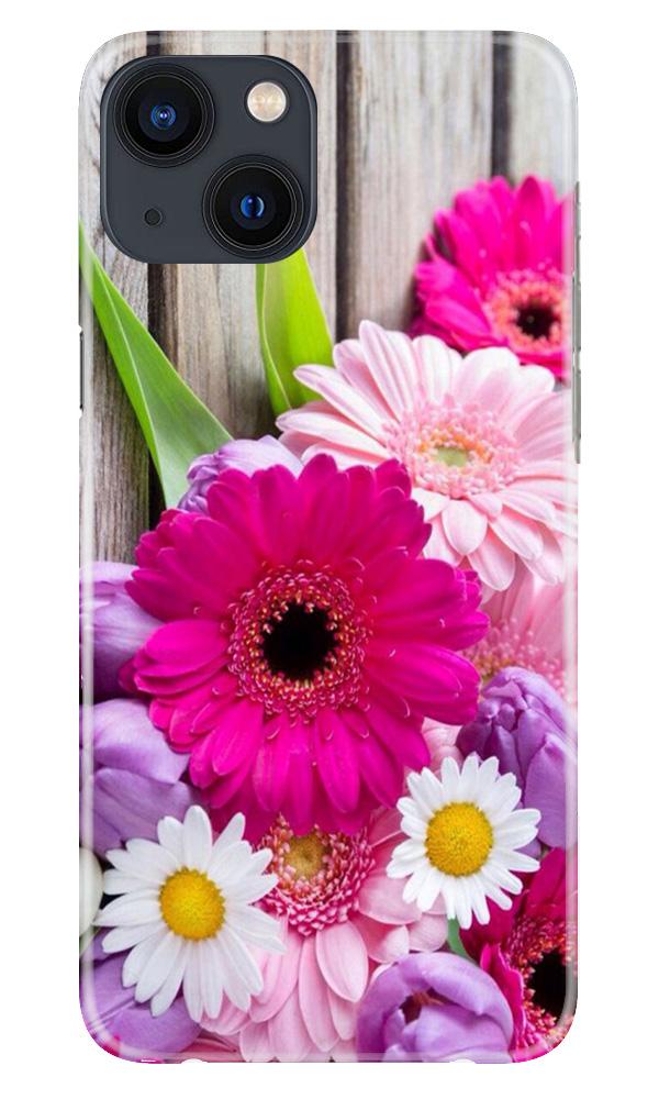 Coloful Daisy2 Mobile Back Case for iPhone 13 Mini (Design - 76) Coloful Daisy2 Case for iPhone 13 Mini
