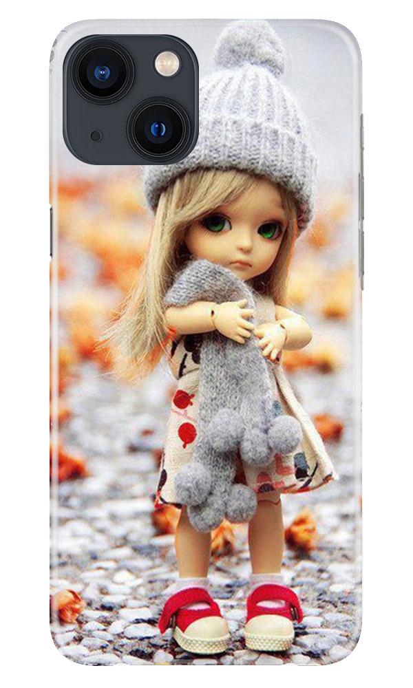 Cute Doll Mobile Back Case for iPhone 13 Mini (Design - 93) Cute Doll Case for iPhone 13 Mini