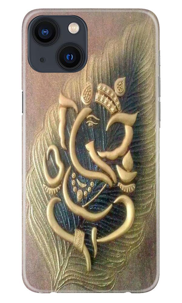 Lord Ganesha Mobile Back Case for iPhone 13 Mini (Design - 100) Lord Ganesha Case for iPhone 13 Mini