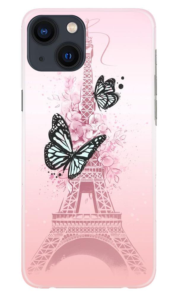 Eiffel Tower Mobile Back Case for iPhone 13 Mini (Design - 211) Eiffel Tower Case for iPhone 13 Mini (Design No. 211)