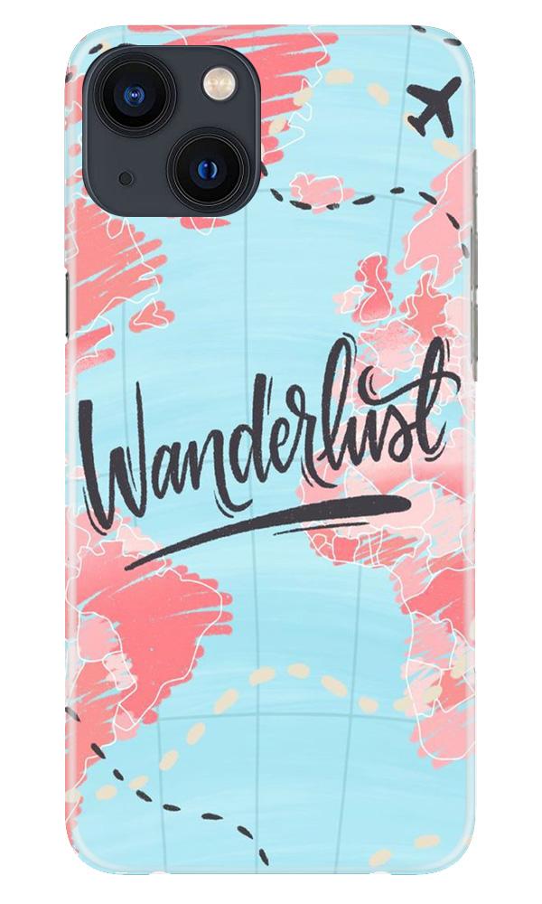 Wonderlust Travel Mobile Back Case for iPhone 13 Mini (Design - 223) Wonderlust Travel Case for iPhone 13 Mini (Design No. 223)